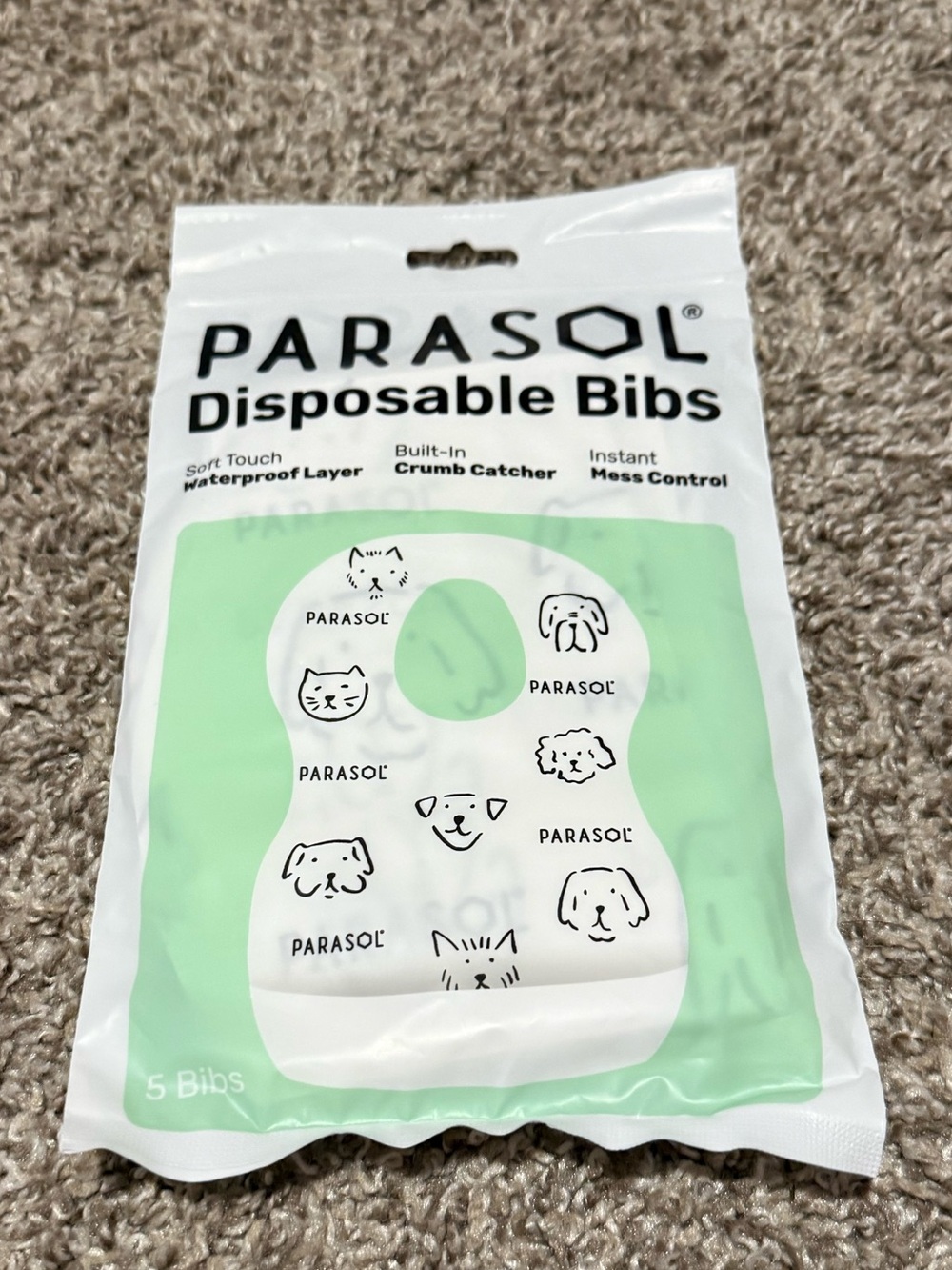 NWT Parasol Disposable Bibs - Picture 2 of 3